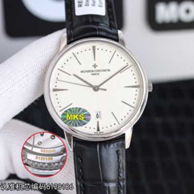 Swiss Vacheron Constantin Patrimony  9015 Movement 40mm White Watch